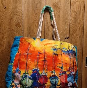 NWT large Leoma Lovegrove beach tote